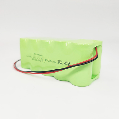Hochtemperatur Ni-Mh Batteriepack 12V 2500mAh Ladung und Entladung Temperatur -20°C~+70°C