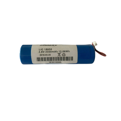 Sekundär-wieder aufladbare LIC 18650 Batterien Li Ion Battery Packs 3350mAh 3.6V mit PSM 1S1P für Metalldetektor und mehr